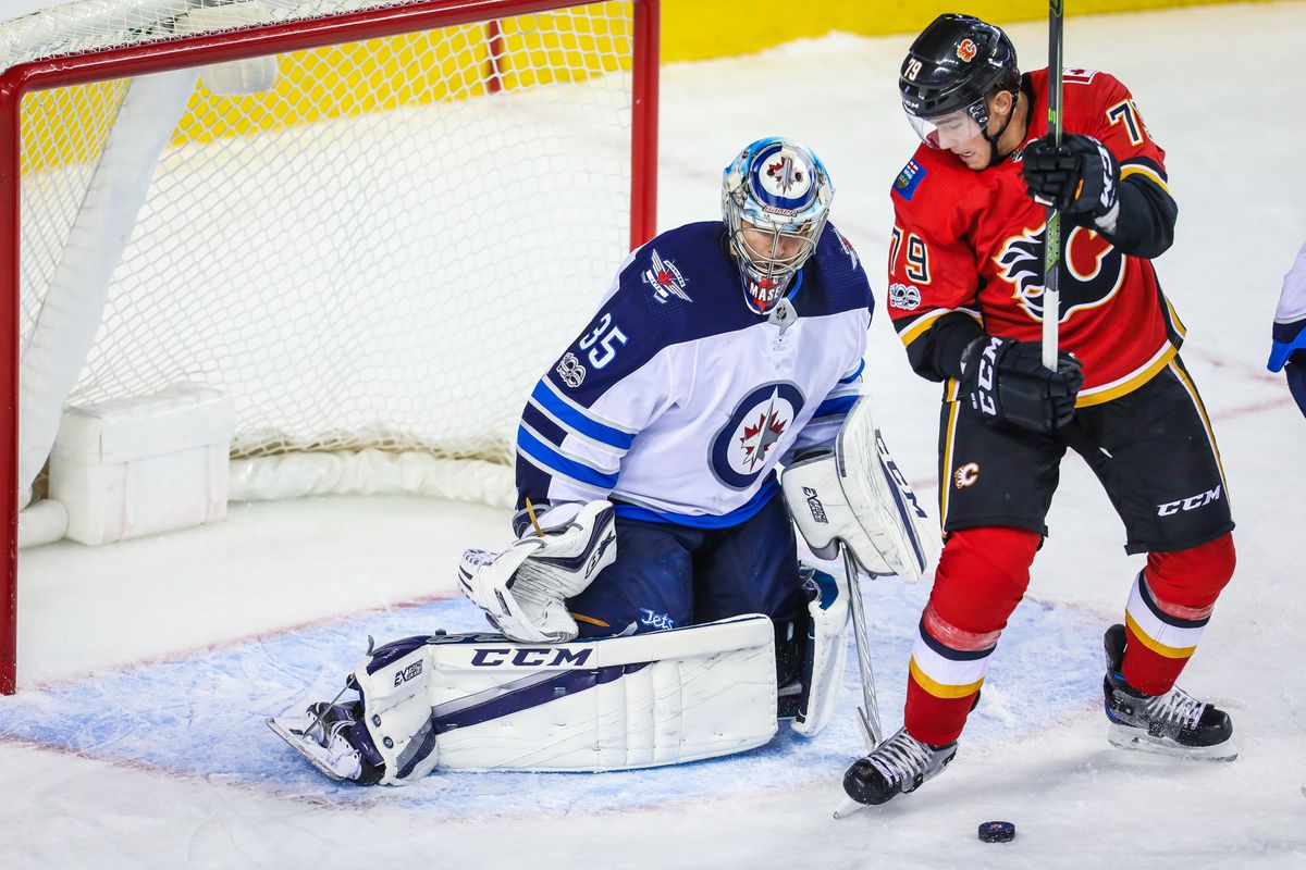NHL: Winnipeg Jets at Calgary Flames