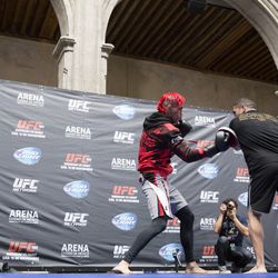 UFC 180 open workouts