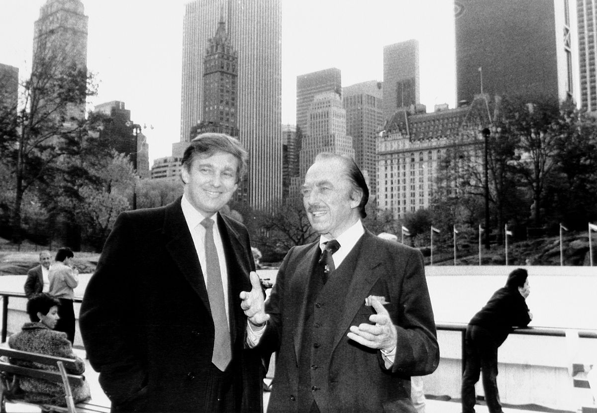 Donald Trump and Fred Trump.