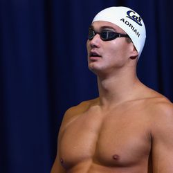 athan Adrian in the 50m freestyle at the 2013 USA Swimming Phillips 66 National Championships in Indianapolis