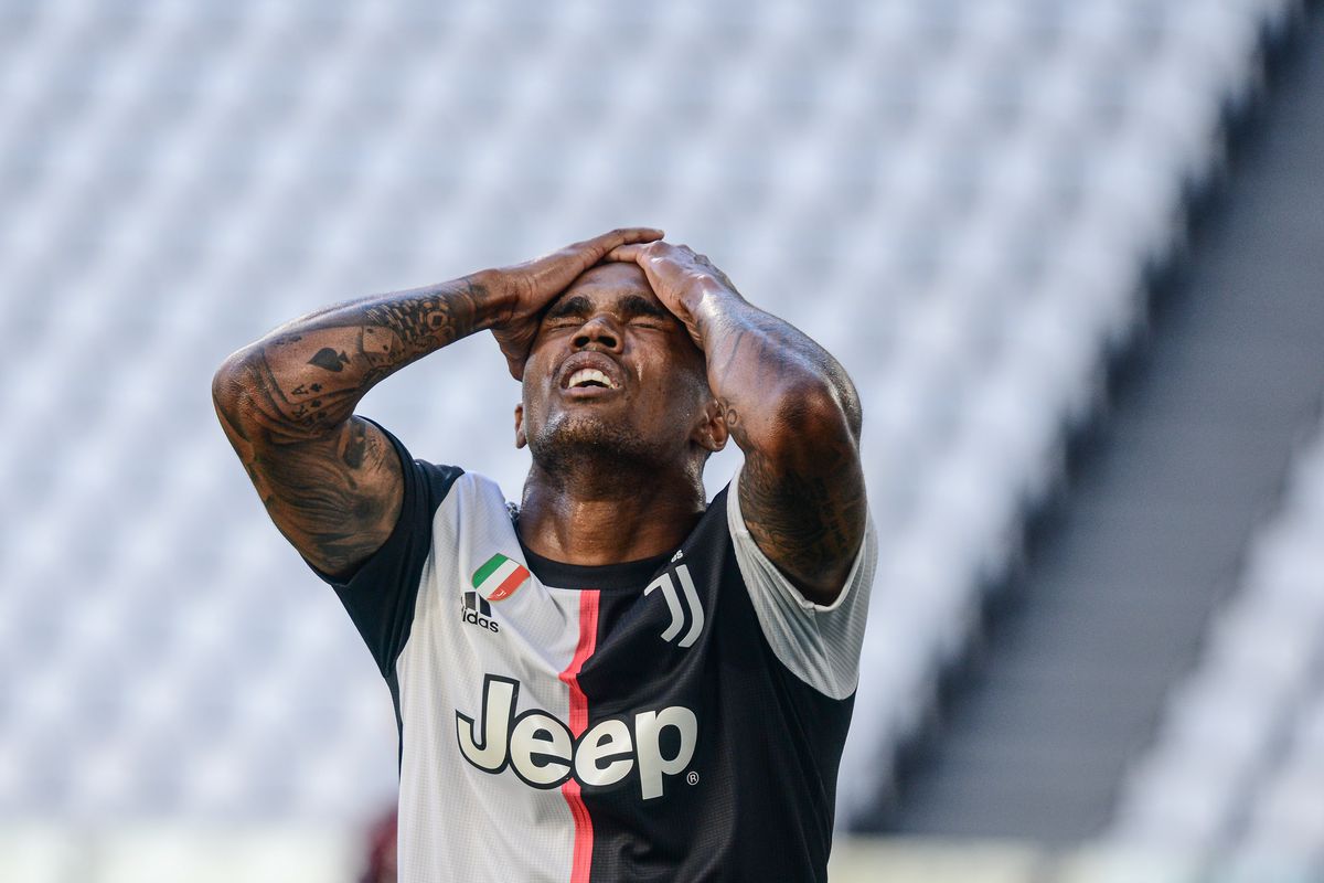 Douglas Costa of Juventus FC in action during the The Serie...