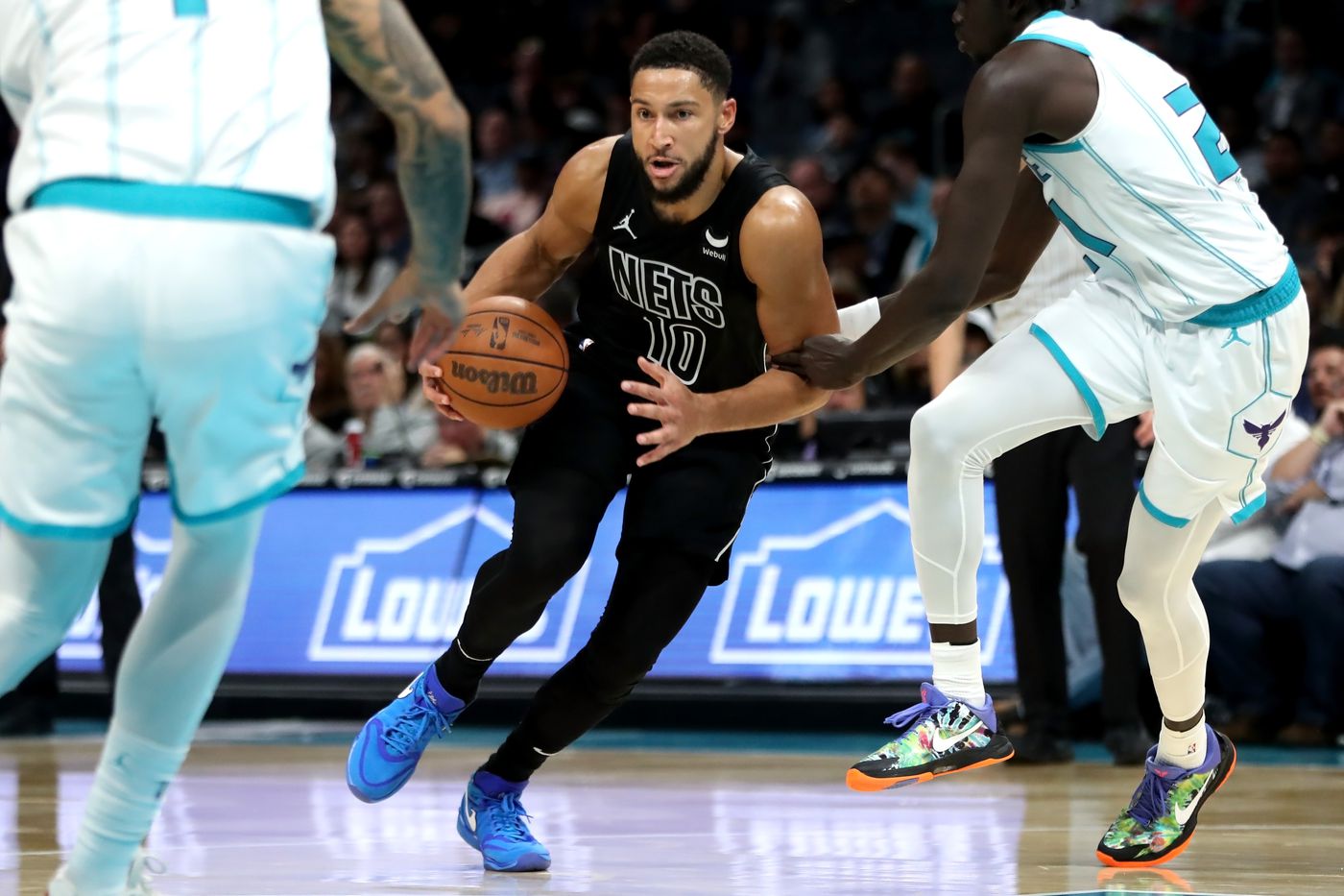 The Brooklyn Nets defeated the Charlotte Hornets for their first win of the 2023-24 season