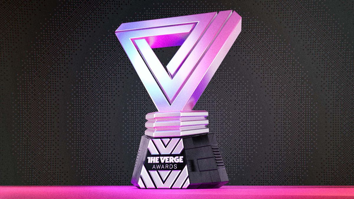 A virtual trophy for the Verge Awards at CES
