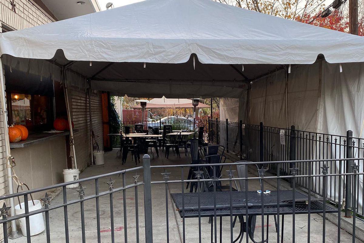An out-of-town customer on the patio at Brookland’s Finest joked to a waiter Wednesday night that he might have been exposed to COVID-19