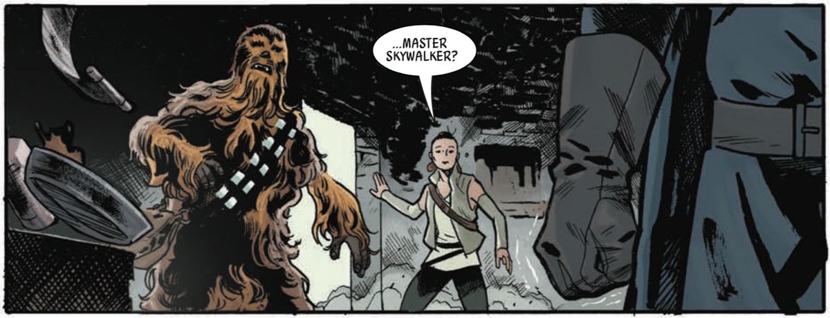 From Star Wars: The Last Jedi Adaptation #1, Marvel Comics (2018). 