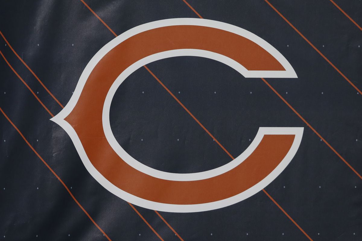 A Chicago Bears logo is seen before an NFL football game between the Chicago Bears and Minnesota Vikings, Monday, Nov. 16, 2020, in Chicago. (AP Photo/Kamil Krzaczynski) ORG XMIT: NYOTK