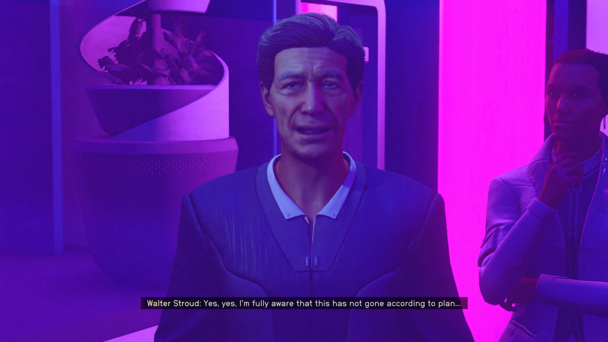Walter talks to the player in Starfield
