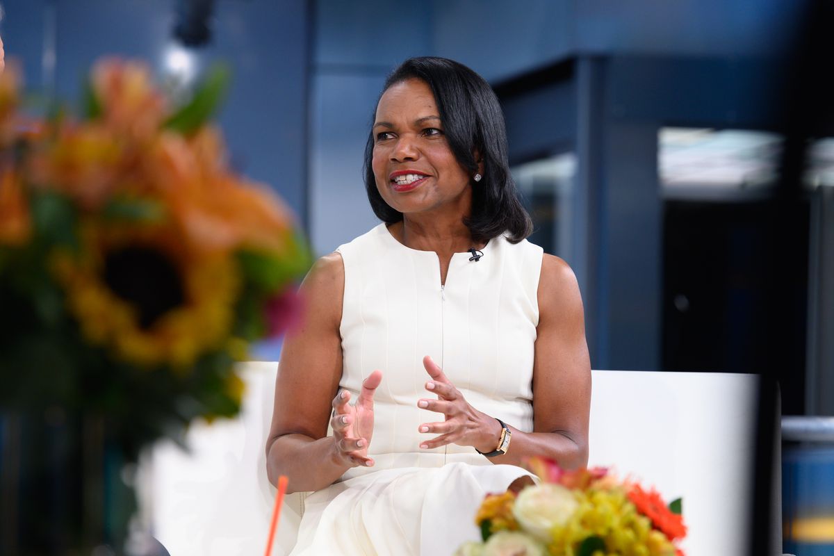 Former U.S. Secretary Of State Condoleeza Rice Visits “FOX &amp; Friends”