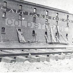 The Salt Lake Ice house was a well used business. Ice was in rare supply at the turn of the century. The Ice house also supplied Ice for railroad cars that needed Ice for refrigeration on their tips east and west.