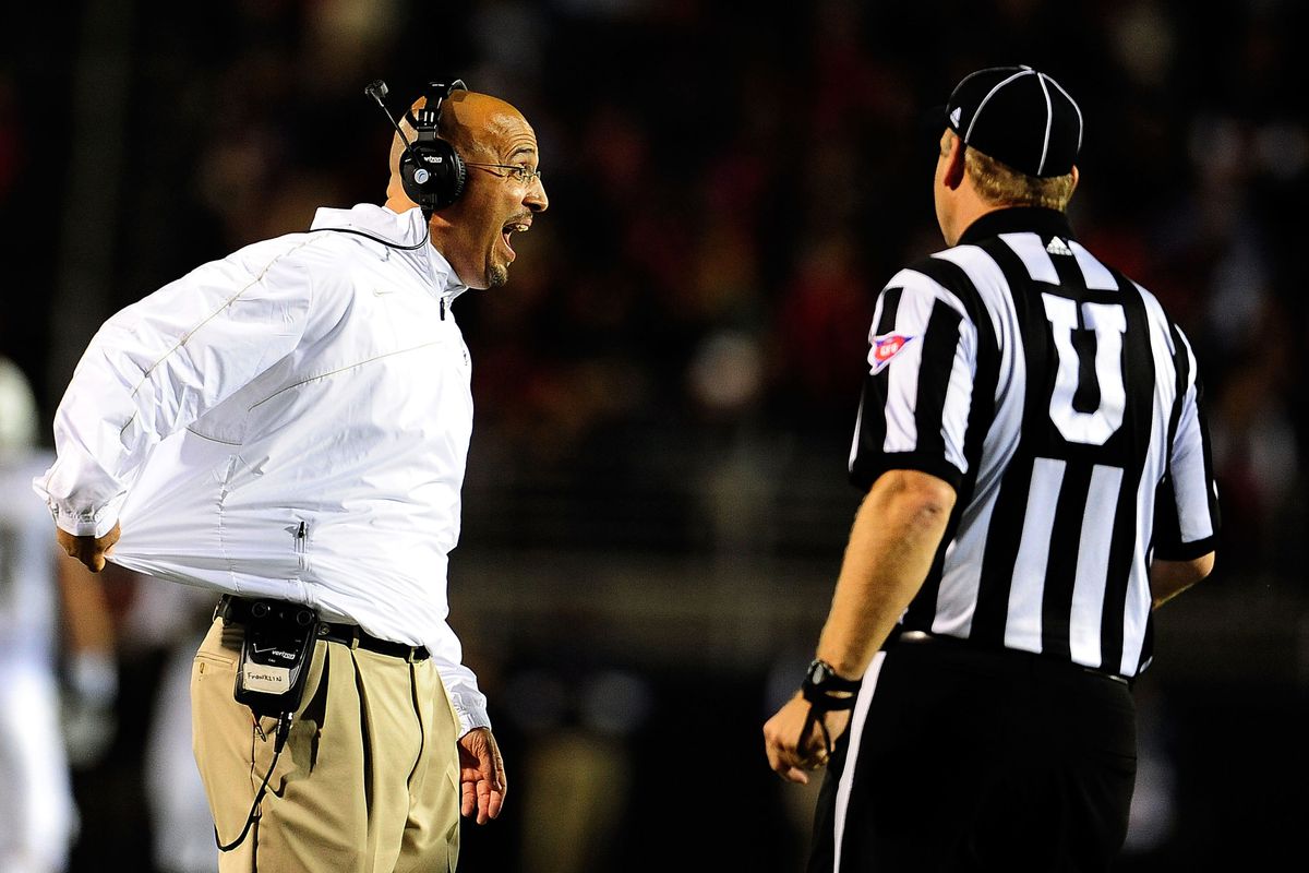 "Hey, ref, I'm totally PWNING Nick Saban right now!"
