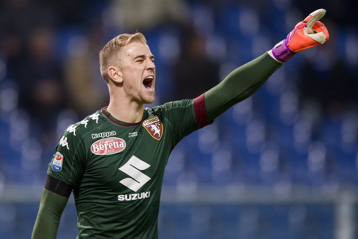 Joe Hart of Torino FC gestures during the Serie A football...