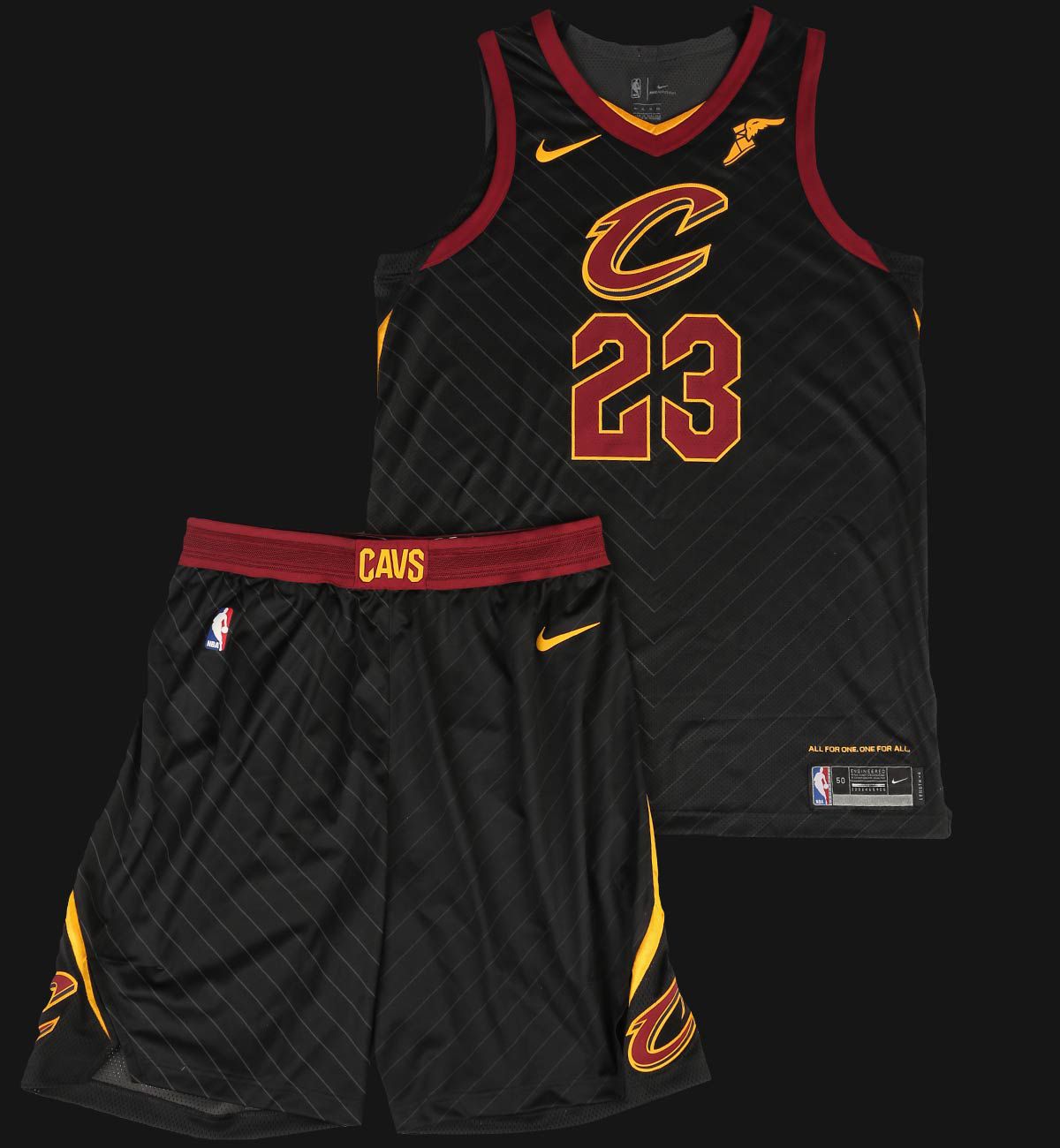 cavs blue and yellow jersey