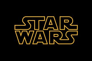 The Bright Star Wars -logoen på et svart felt