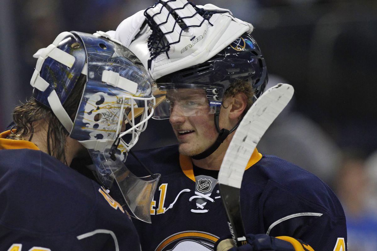 There are no Getty photos from this game, so here's Lehner and Eichel from the preseason wearing #41.
