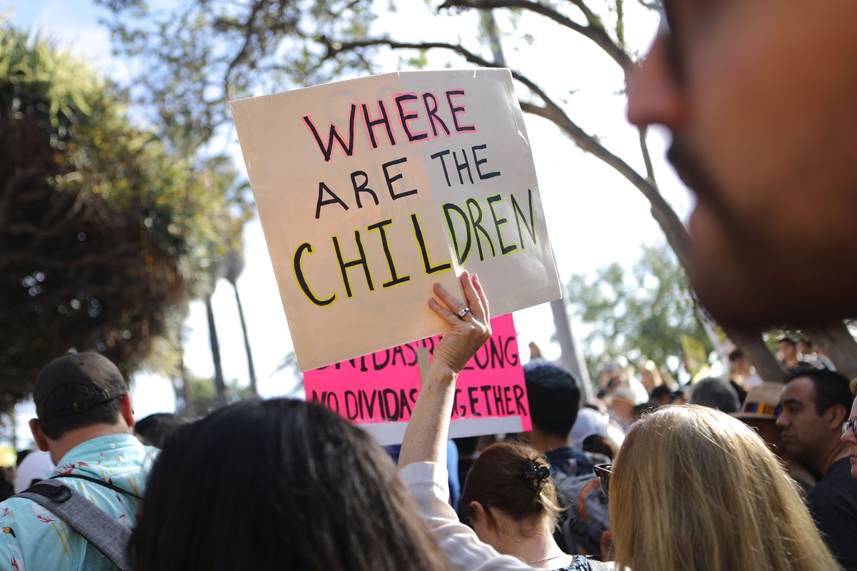 Protestors Hold March In L.A. Against Separation Of Children Of Immigrants