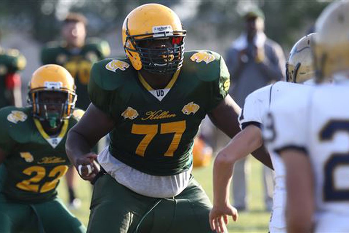 2018 OL Delone Scaife is the latest player to commit to the Hurricanes