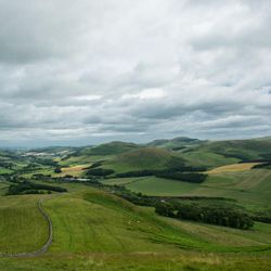 Sarah Syer took this photo from the top of Wideopen Hill, the halfway point of her 62-mile pilgrimage along St. Cuthbert's Way.