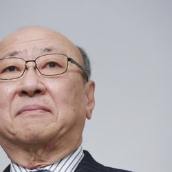 Japanese video game maker Nintendo Co. President Tatsumi Kimishima attends a news conference in Tokyo, Wednesday, Feb. 1, 2017. During the conference, Kimishima told reporters the game maker aims to sell 2 million Switch consoles in the first month after its launch on March 3. He said pre-orders were strong. 