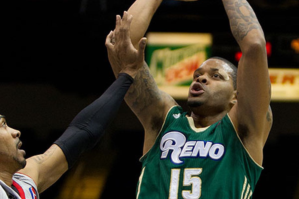 Andre Emmett has been called up from the NBA Development League's Reno Bighorns to the New Jersey Nets.