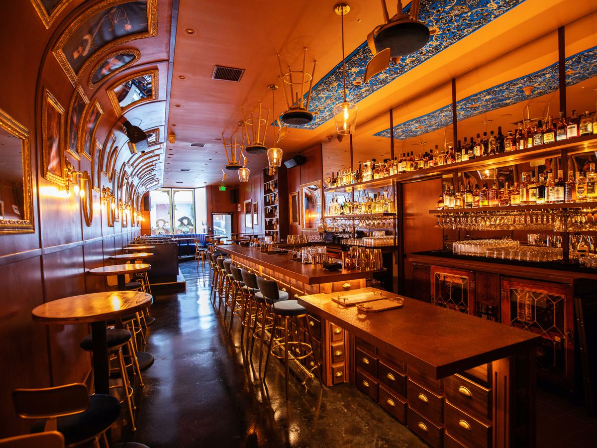 A full-length view of the Cold Shoulder bar in Los Angeles.
