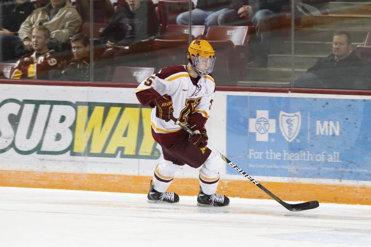 Mike Reilly will help lead the Gophers into the NCAA Tournament today