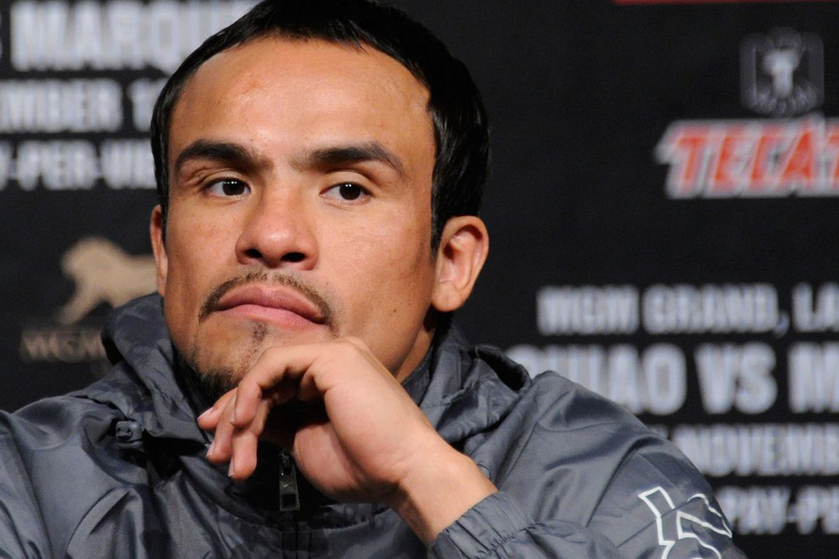 Juan Manuel Marquez may take a tune-up fight in March if he doesn't land a June date with Manny Pacquiao. (Photo by Ethan Miller/Getty Images)