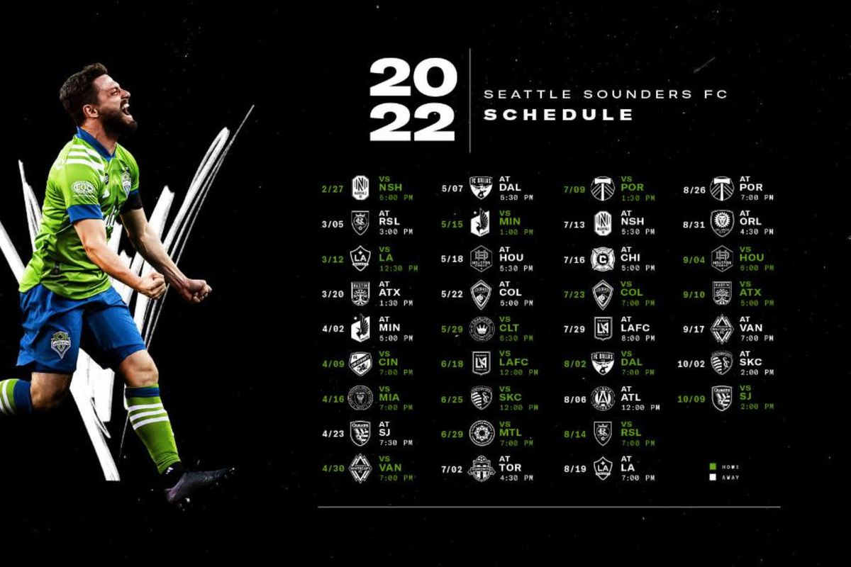 District 214 Calendar 2022 23 2022 Sounders Schedule Released - Sounder At Heart