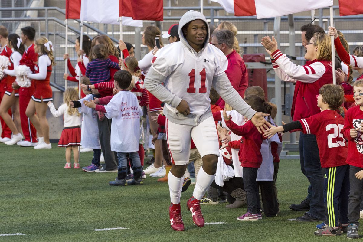 Cornerback Nick Nelson before Wisconsin’s spring game in April.