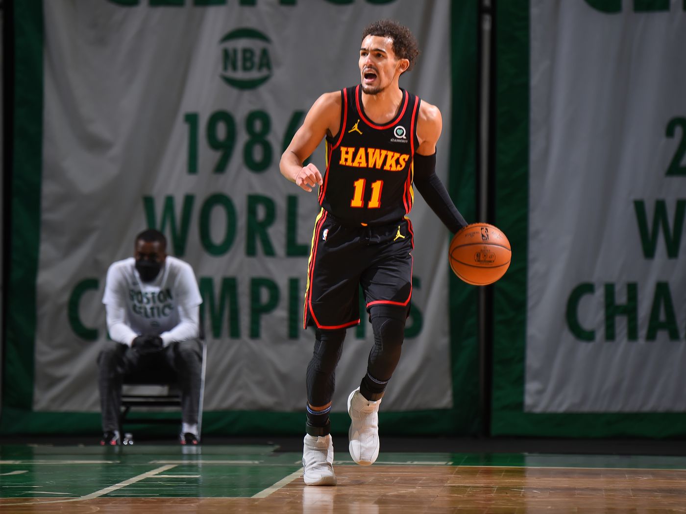 Trae Young - Team Durant - Game-Worn 2022 NBA All-Star Shorts - 1st Half -  Recorded a Double-Double