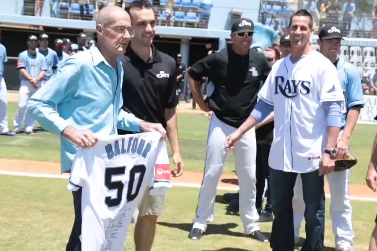 Former GM David Balfour honored by the team he owned, operated