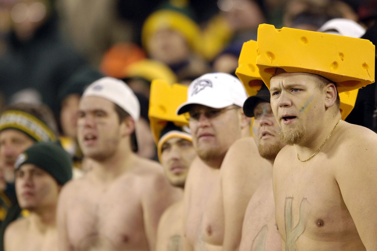 The cold didn’t bother these Packers fans as much as the poor plays during the game between the Green Bay Packers and the Minnesota Vikings on Monday, Nov. 21, 2005 at Lambeau Field in Green Bay, WI. The Vikings beat the Packers in the final seconds of the game by a score of 20-17.