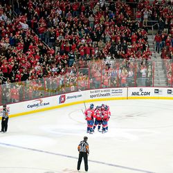 Capitals Celebrate in Spotlight as Fans Cheer