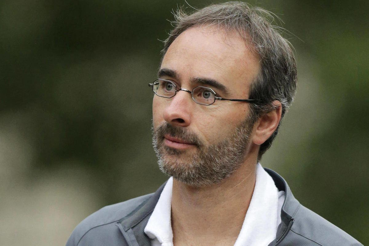 This July 11, 2013 file photo shows Eric Lefkofsky, chairman and co-founder of Groupon Inc., in Sun Valley, Idaho. Groupon named Lefkofsky as CEO on Wednesday, Aug. 7, 2013, replacing Andrew Mason, who was fired from the online deals site in February amid