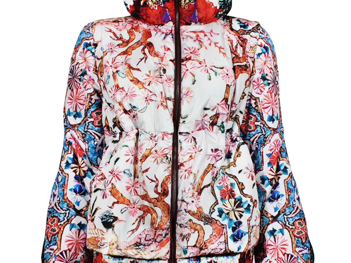 <b>Moncler M by Mary Katrantzou</b> Fiest Blossom Jacket at <b>Riccardi</b>, <a href="http://riccardiboston.com/shop/womens/designers/moncler-m/">$1990</a>