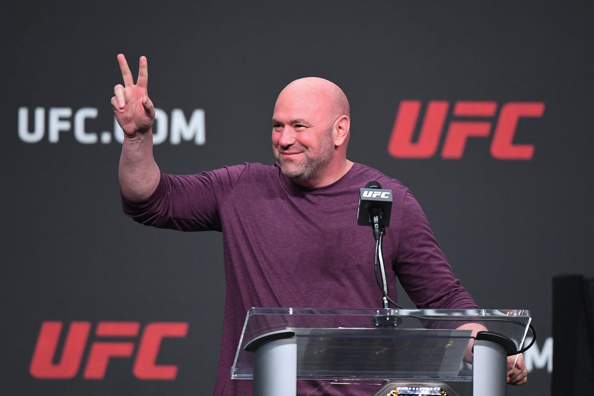 Dana White during weigh ins for UFC 236 at State Farm Arena.