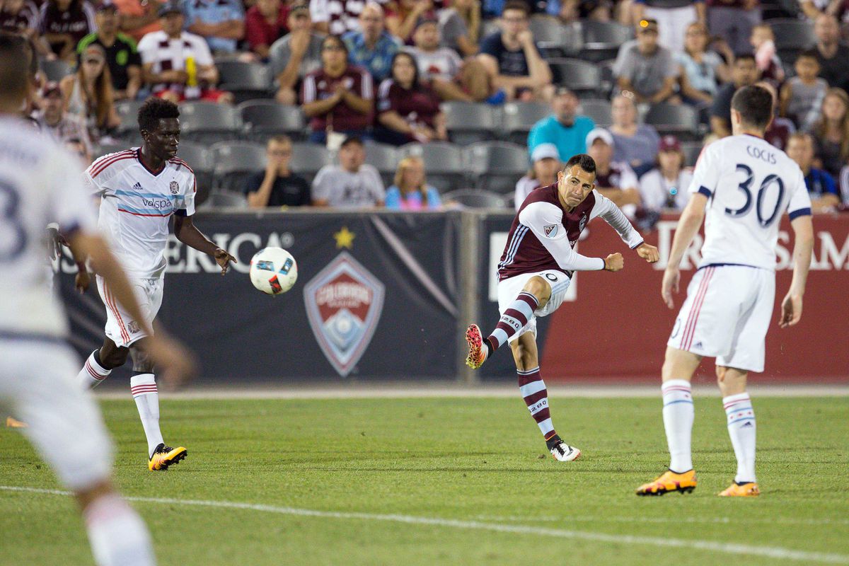 Marco Pappa scored against his old team to seal the 2-1 victory for Colorado. 