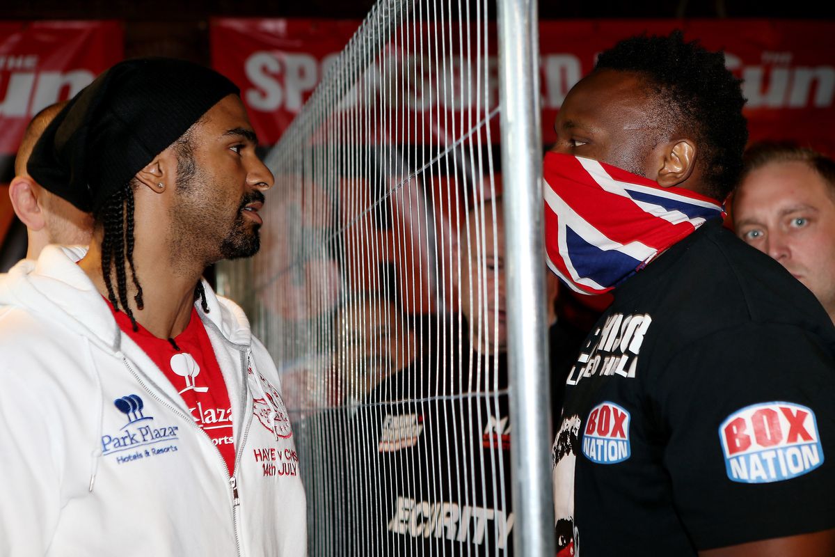 David Haye and Dereck Chisora bring something a bit out of the ordinary to Saturday's fight, but in the end, it's really just a fight. (Photo by Scott Heavey/Getty Images)