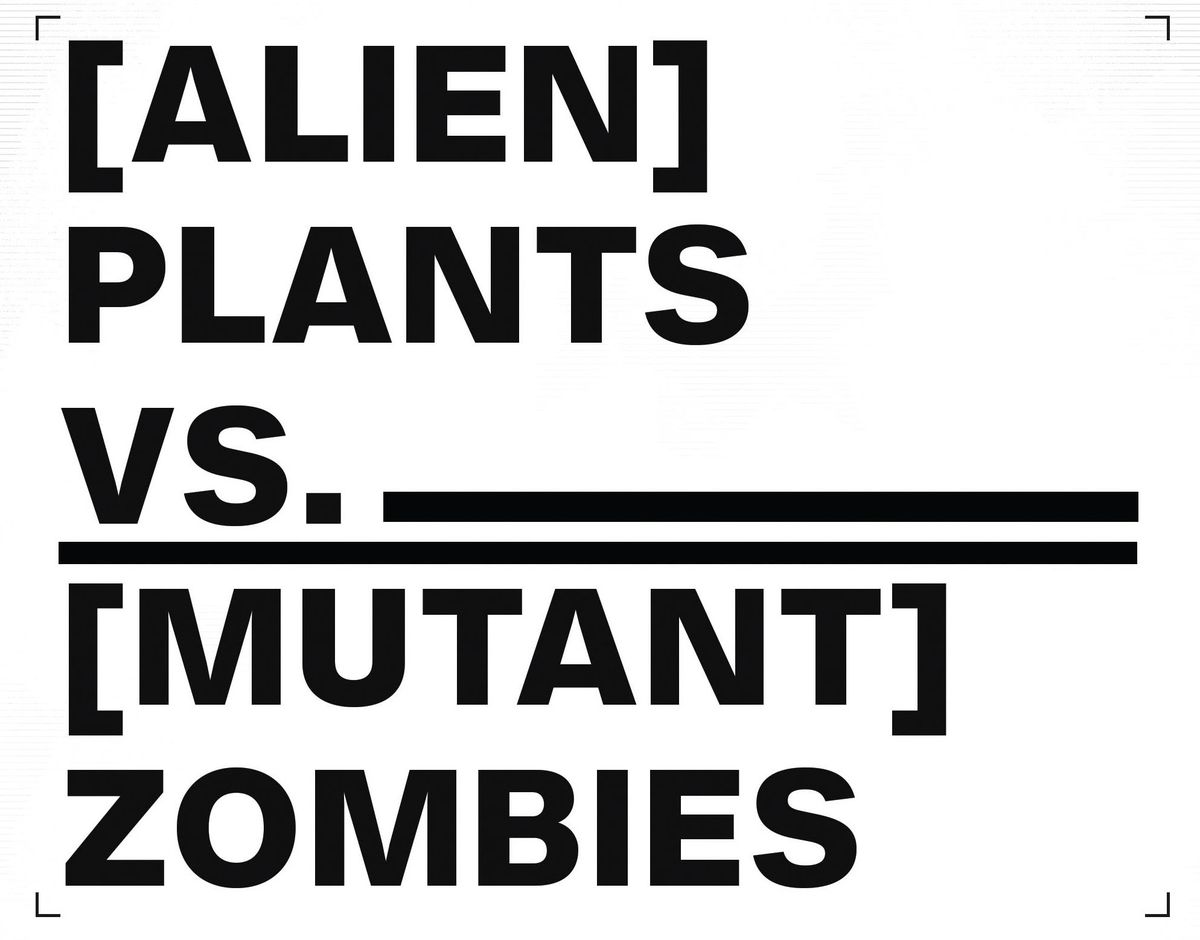 [Alien] Plants vs. [Mutant] Zombies declares a page of Empyre: X-Men #1 in bold font, Marvel Comics (2020). 