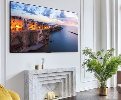 An image of LG’s 2023 G3 OLED mounted on a wall.