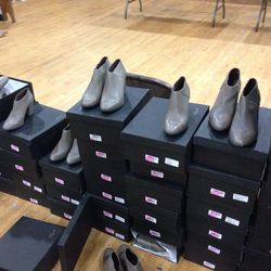 F/W grey booties, $100