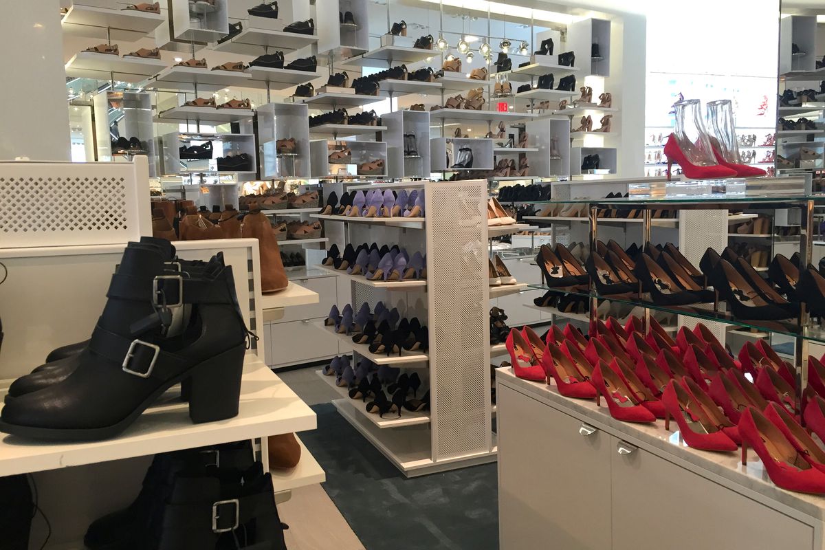 A glimpse of the 2,000-square foot women's footwear department