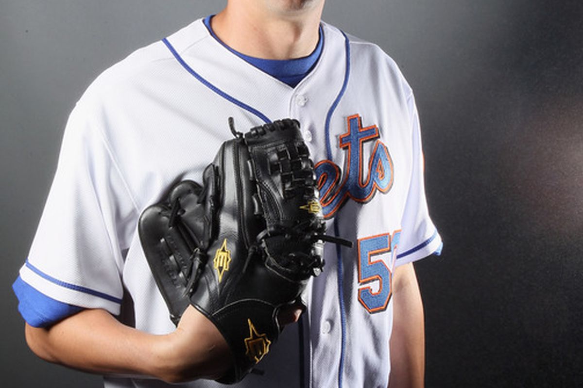 PORT ST. LUCIE FL - FEBRUARY 24:  Michael O'Connor #50 of the New York Mets poses for a portrait during the New York Mets Photo Day on February 24 2011 at Digital Domain Park in Port St. Lucie Florida.  (Photo by Elsa/Getty Images)