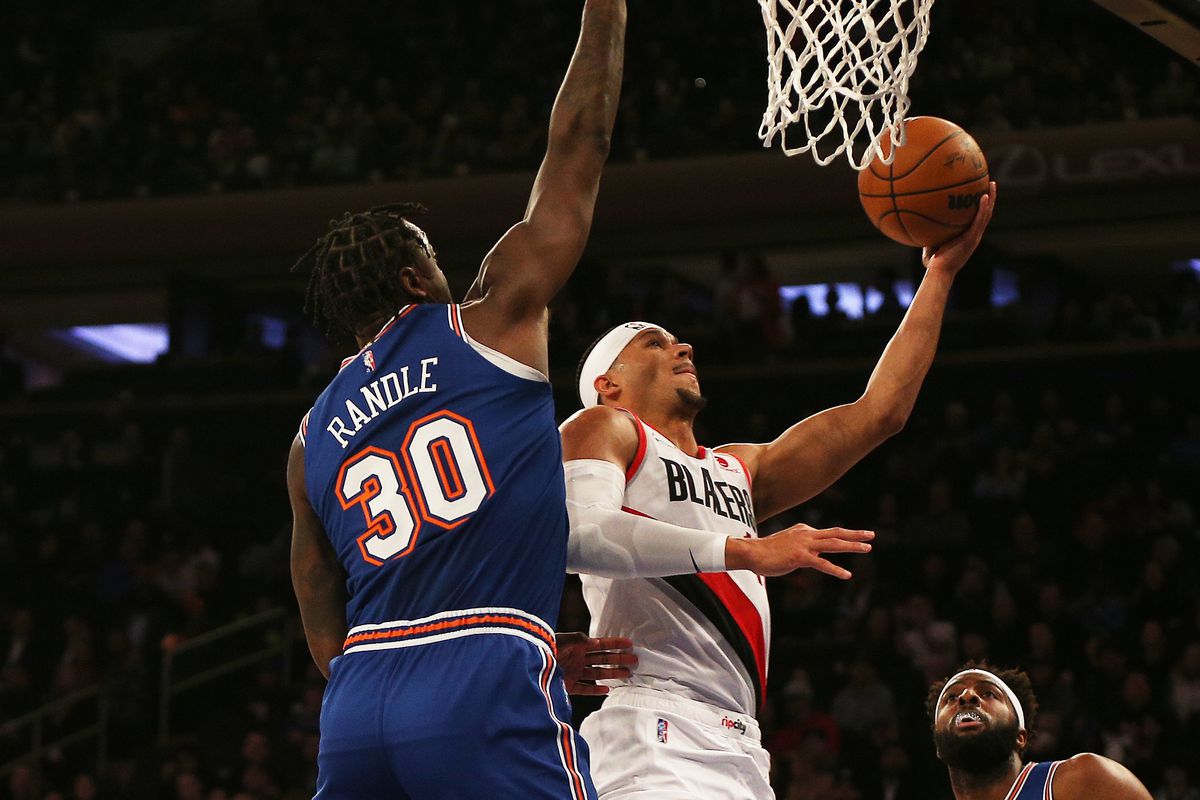 NBA: Portland Trail Blazers at New York Knicks