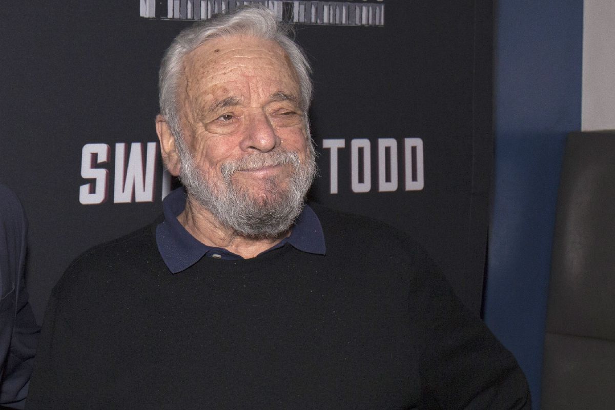 A photograph of Stephen Sondheim at the Sweeney Todd The Demon Barber Of Fleet Street Opening Night party at City Bakery on March 1, 2017 in New York City