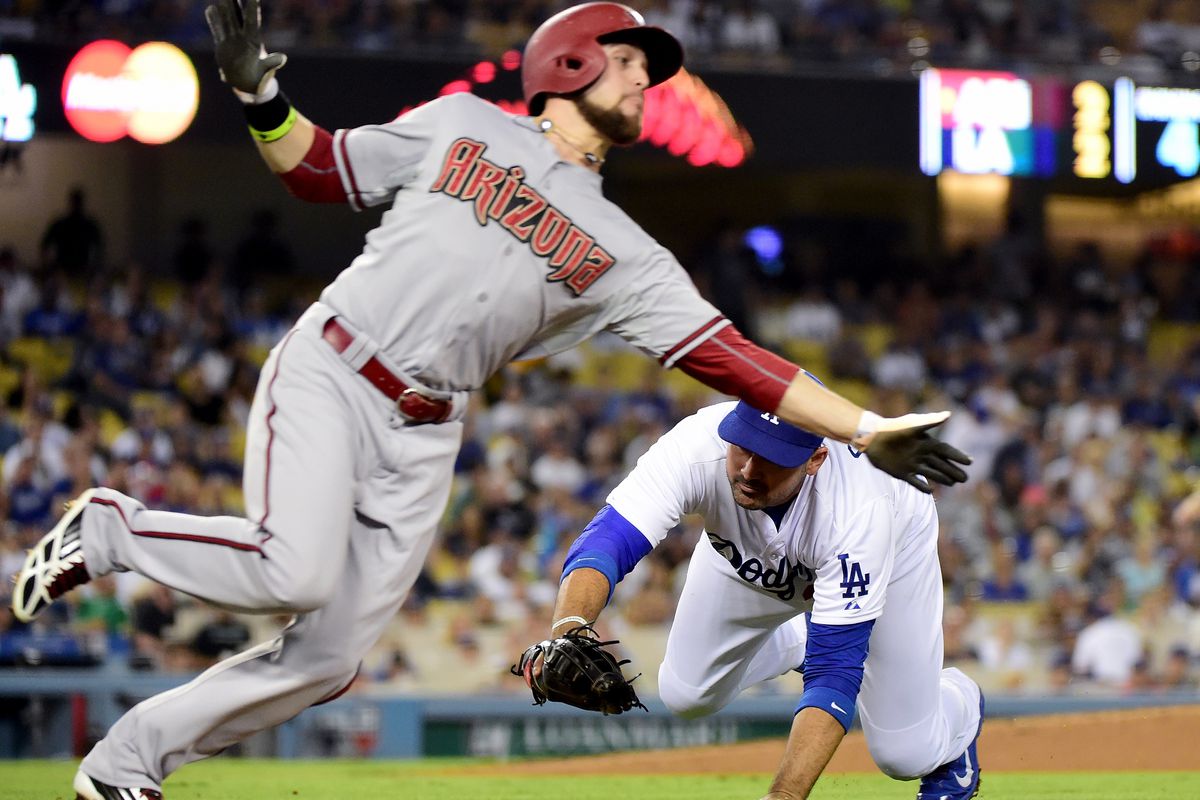 This play actually went the Dodgers' way, but ended up not mattering much on Monday night.