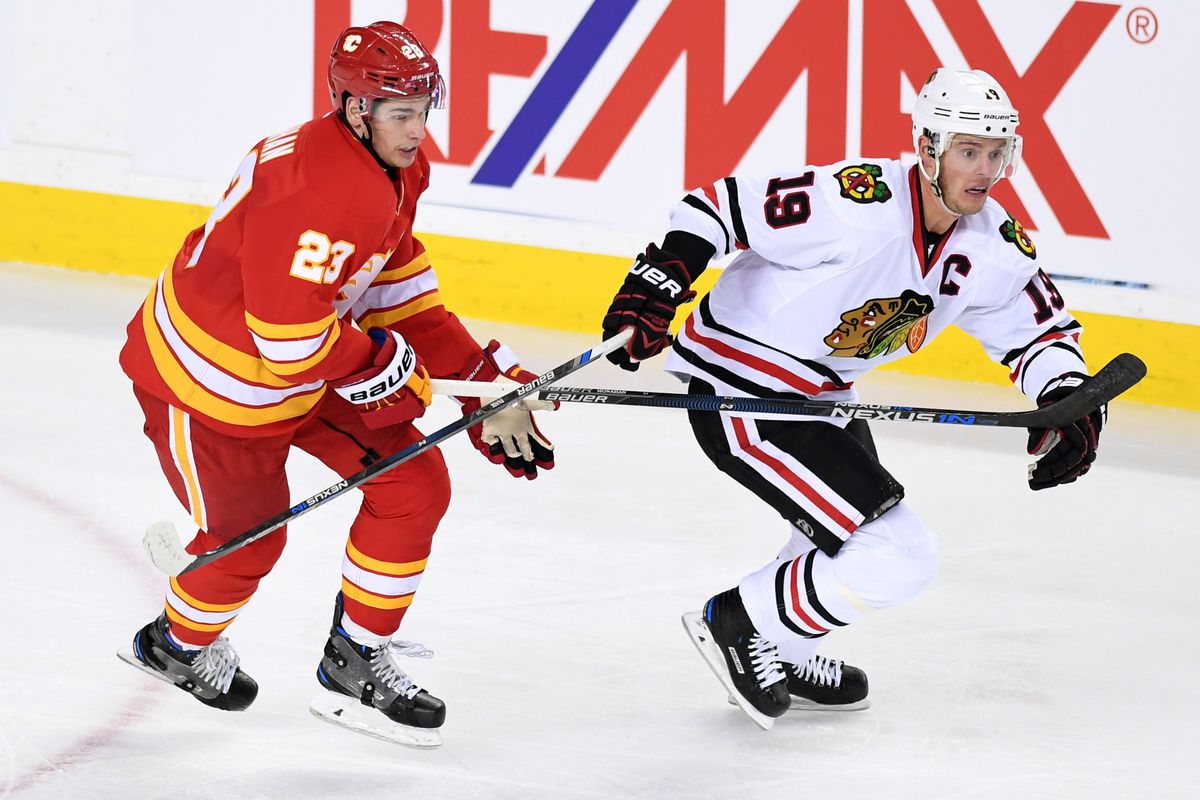 NHL: Chicago Blackhawks at Calgary Flames