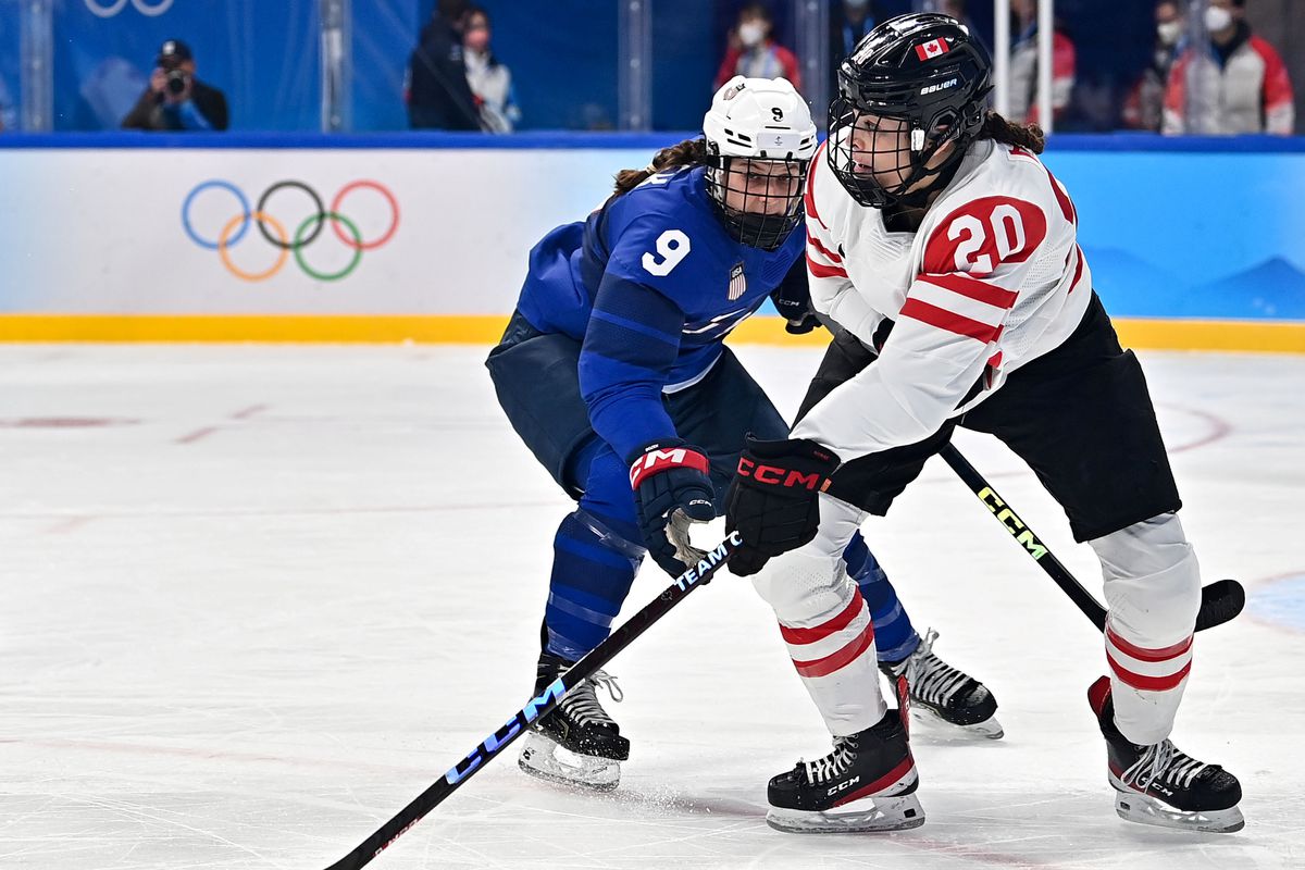 CHINA-BEIJING-OLYMPIC WINTER GAMES-ICE HOCKEY-WOMEN’S PRELIMINARY-CANADA VS U.S. (CN)