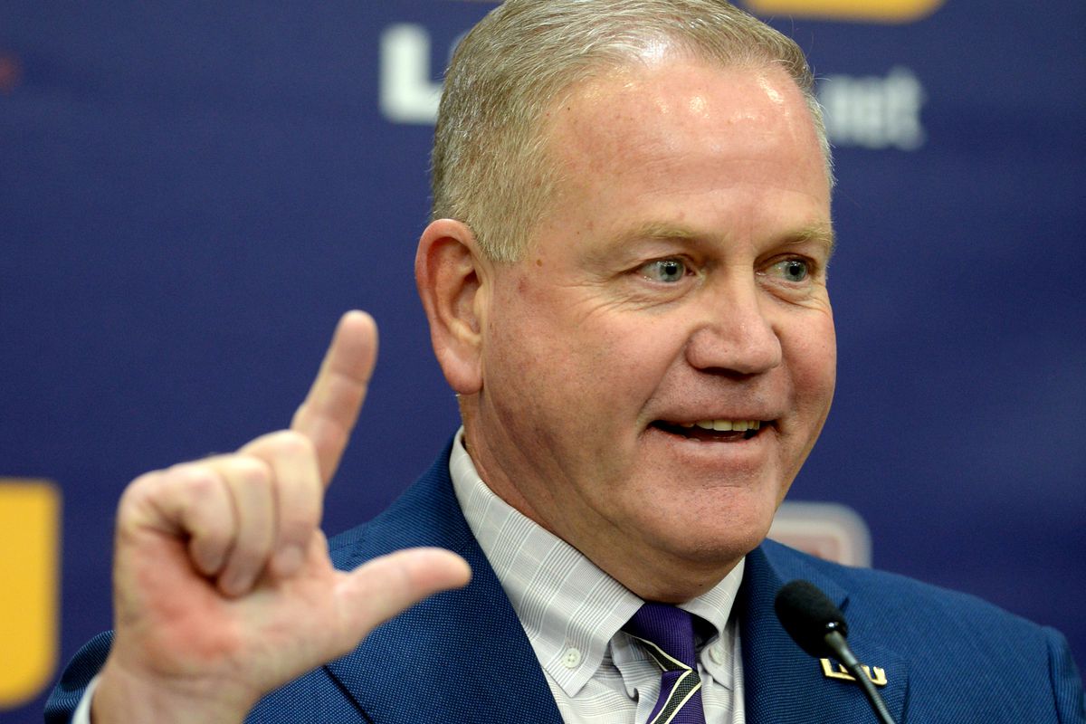 NCAA Football: Louisiana State-Head Coach Brian Kelly Introductory Press Conference