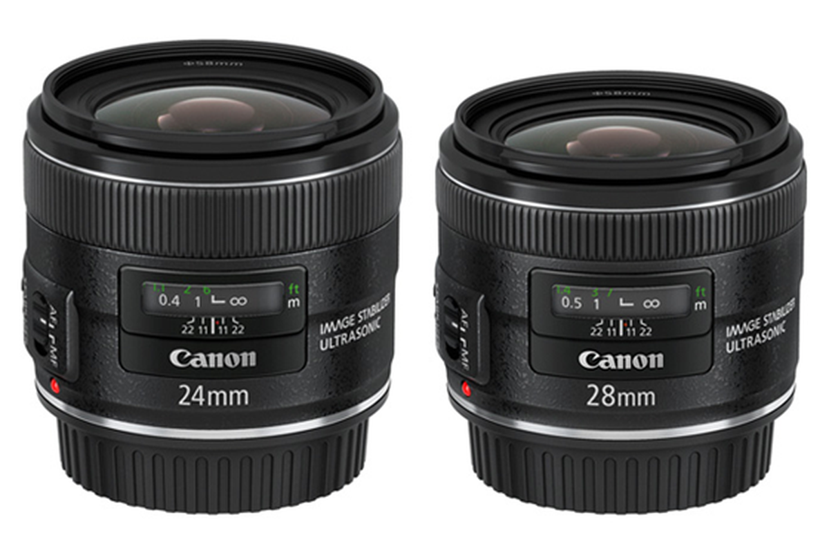 Canon 24 and 28mm IS primes