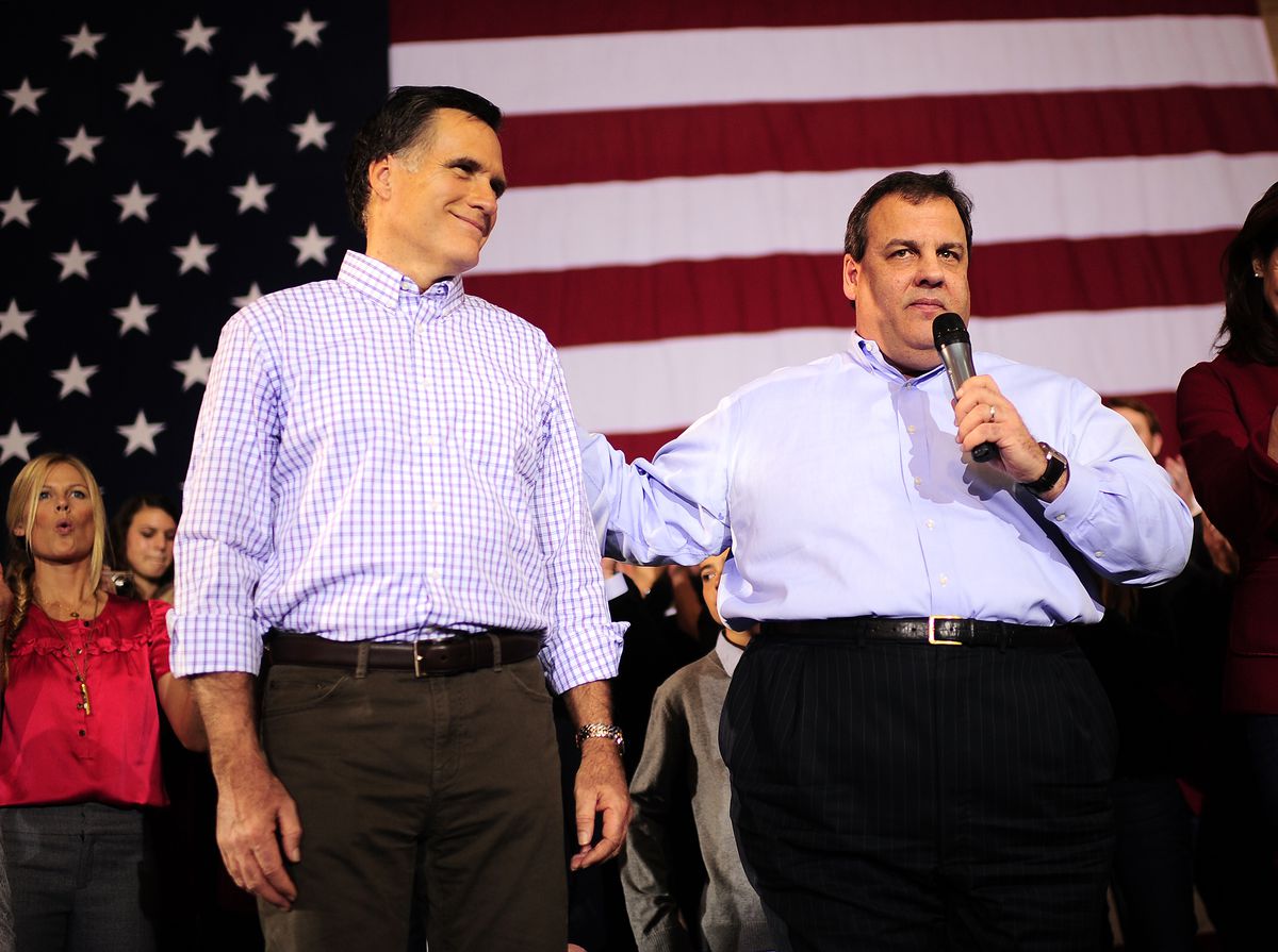 Romney and Chris Christie